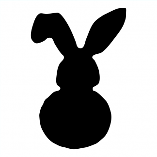 Blank Acrylic Keychain - Bunny with Floppy Ear
