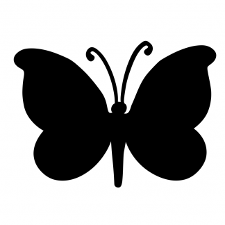 Blank Acrylic Keychain - Butterfly