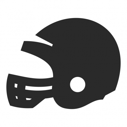 Blank Acrylic Keychain - Football Helmet