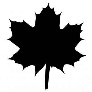 Blank Acrylic Keychain - Maple Leaf