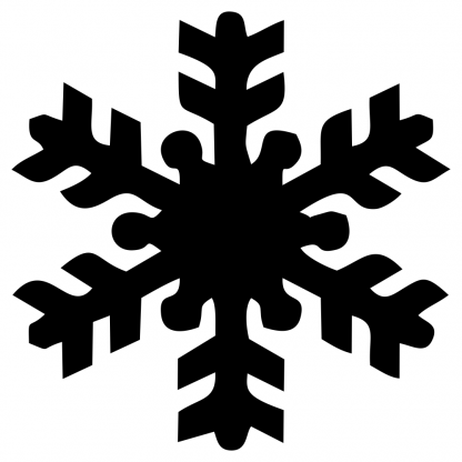 Blank Acrylic Keychain - Snowflake(Style 1)