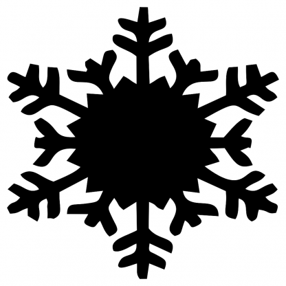 Blank Acrylic Keychain - Snowflake(Style 5)