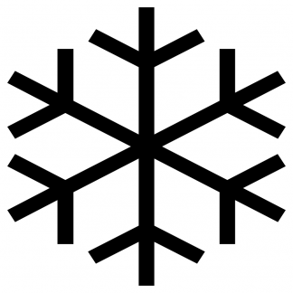 Blank Acrylic Keychain - Snowflake